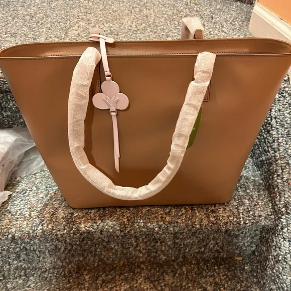 Kate Spade Kingston Drive Simona‎ Woven Backpack leather trim tassels cute NWOT kate spade | Bags | Kate Spade Medium Backpack Nightcap Blue  main image 2